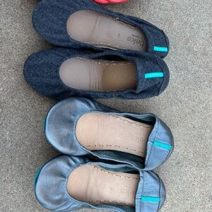 Tieks foldable ballet flats lot of 2 sz 8
